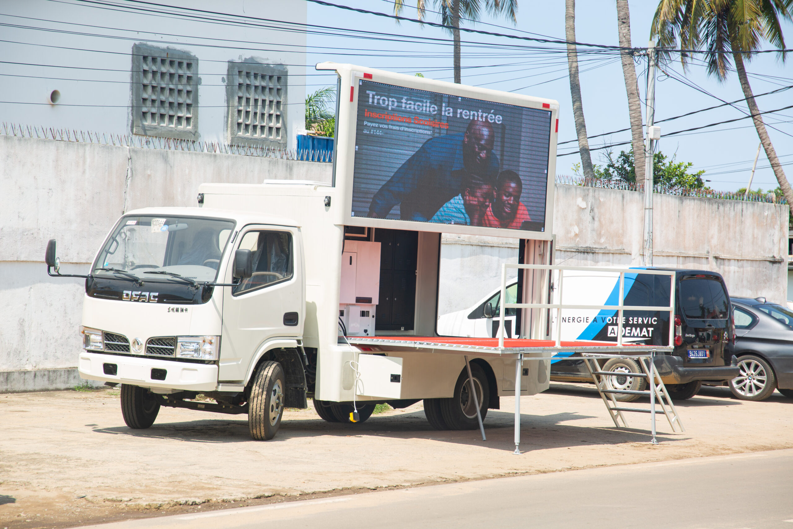Camion publicitaire CIBLE